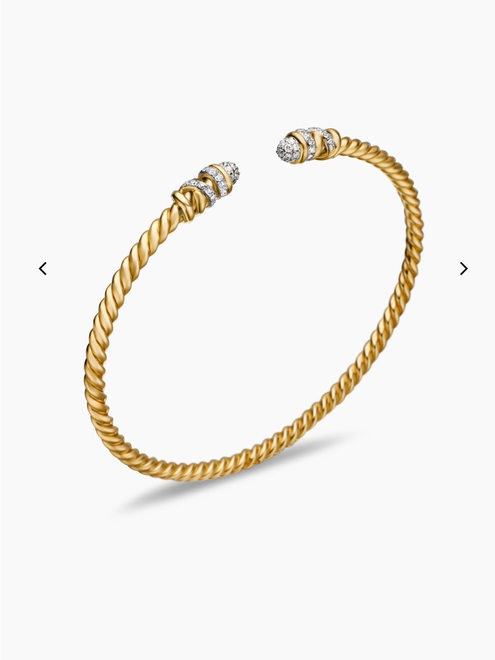 David Yurman Petite Helena Cablespira Bracelet
